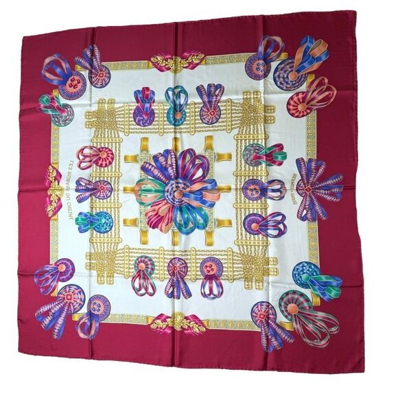 Hermes Les Rubans du Cheval Silk Scarf - Picture 2 of 8